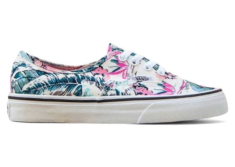 Pre-owned Vans Authentic Tropical (women's) Sneakers In True White
