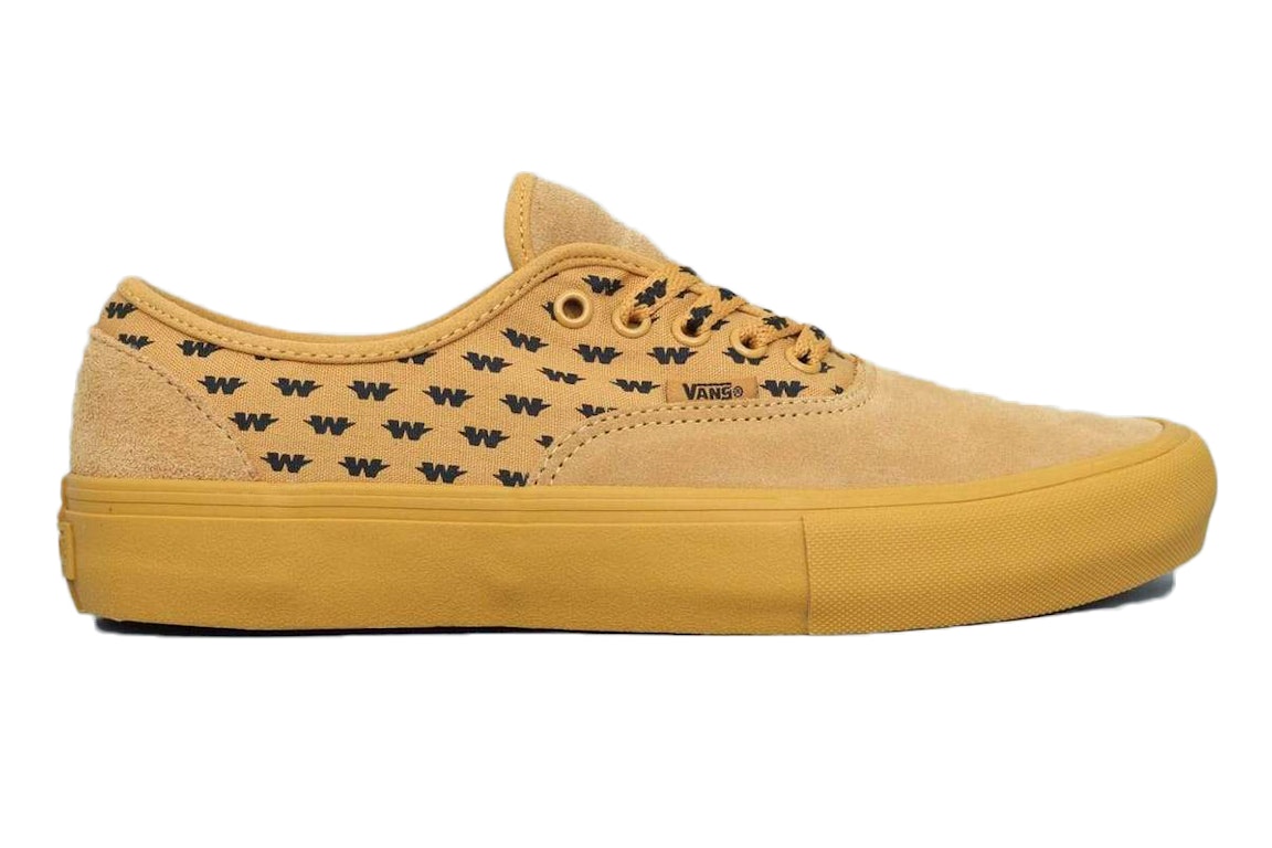 Pre-owned Vans Authentic Wtaps Yellow