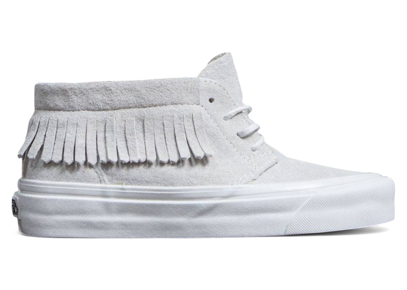 Pre-owned Vans Chukka Moc Dx Suede (women's) Sneakers In White/blanc De Blanc