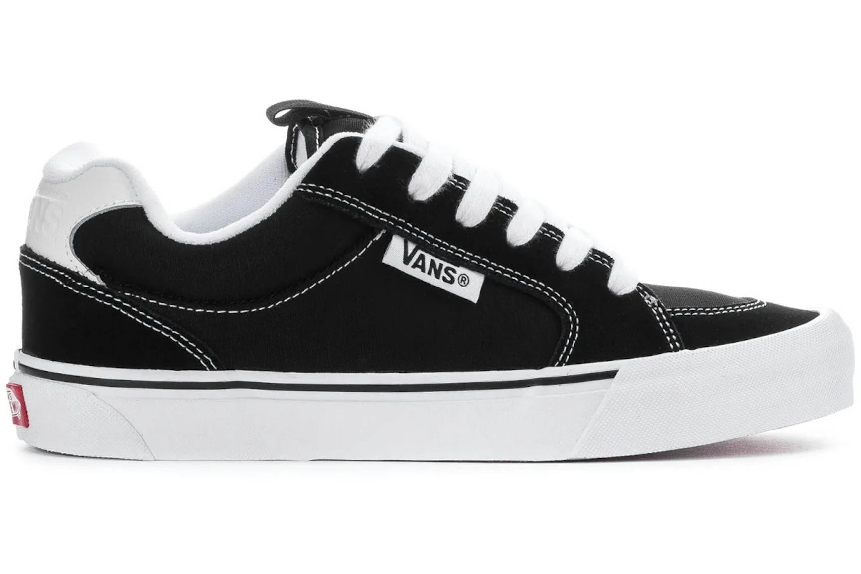 Vans Chukka Push LS Black White Men's - VN000CZWBZW - US