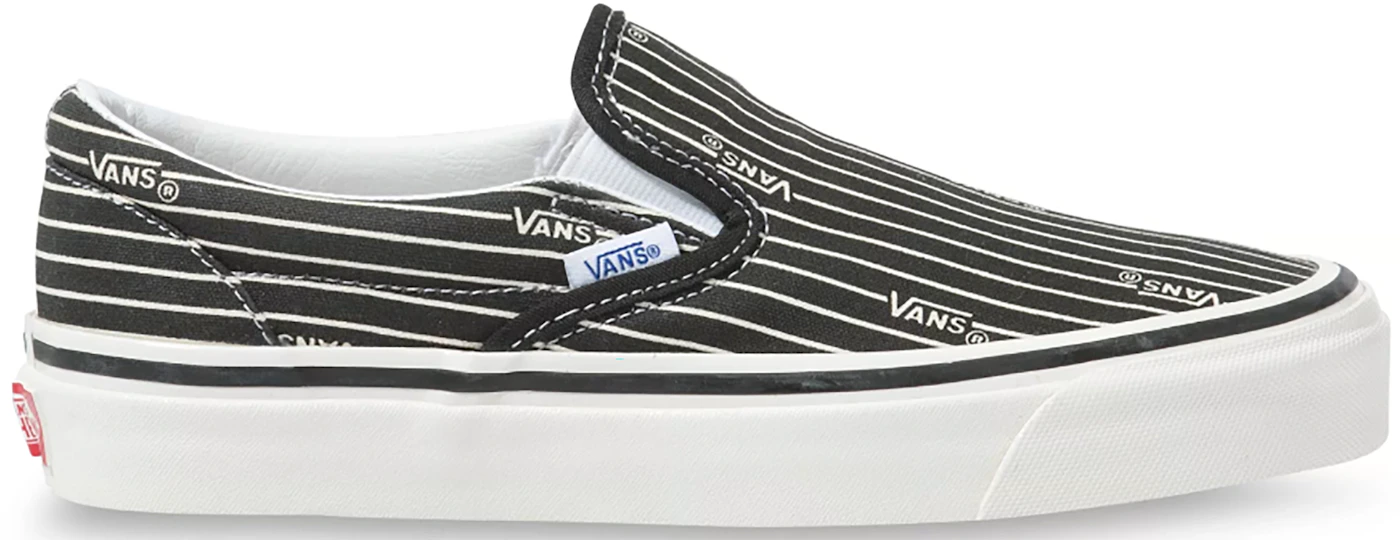 Vans Classic Slip-On 98 Anaheim Factory Stripes Black Men's - Sneakers - US