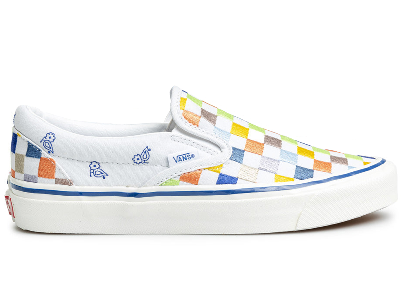 Vans Classic Slip-On 98 DX Anaheim Factory Heritage Embroidery White