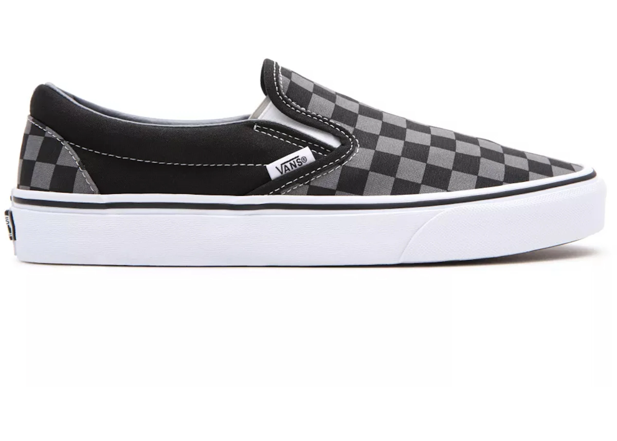 Vans Classic Slip-On Checkerboard Black Grey - VN000EYEBPJ - US