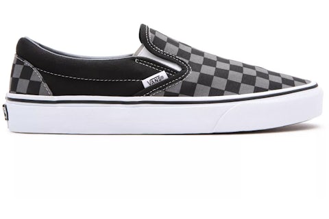 Vans Classic Slip-On Checkerboard Black Grey Hombre VN000EYEBPJ US