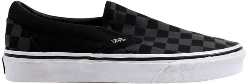 vans grey and black checkered