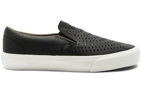 Scarpe Vans Pelle Nera Slip On Vans Classic Slip-On DX Nero Havana