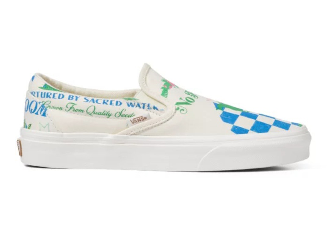 Pre-owned Vans Classic Slip-on Eco Theory Eco Positivity (women's) In Eco Positivity/multi
