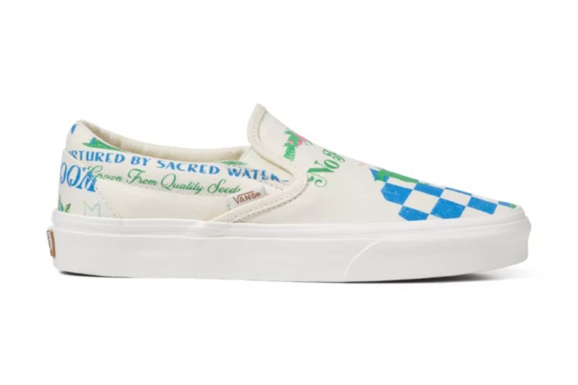 Pre-owned Vans Classic Slip-on Eco Theory Eco Positivity (women's) In Eco Positivity/multi