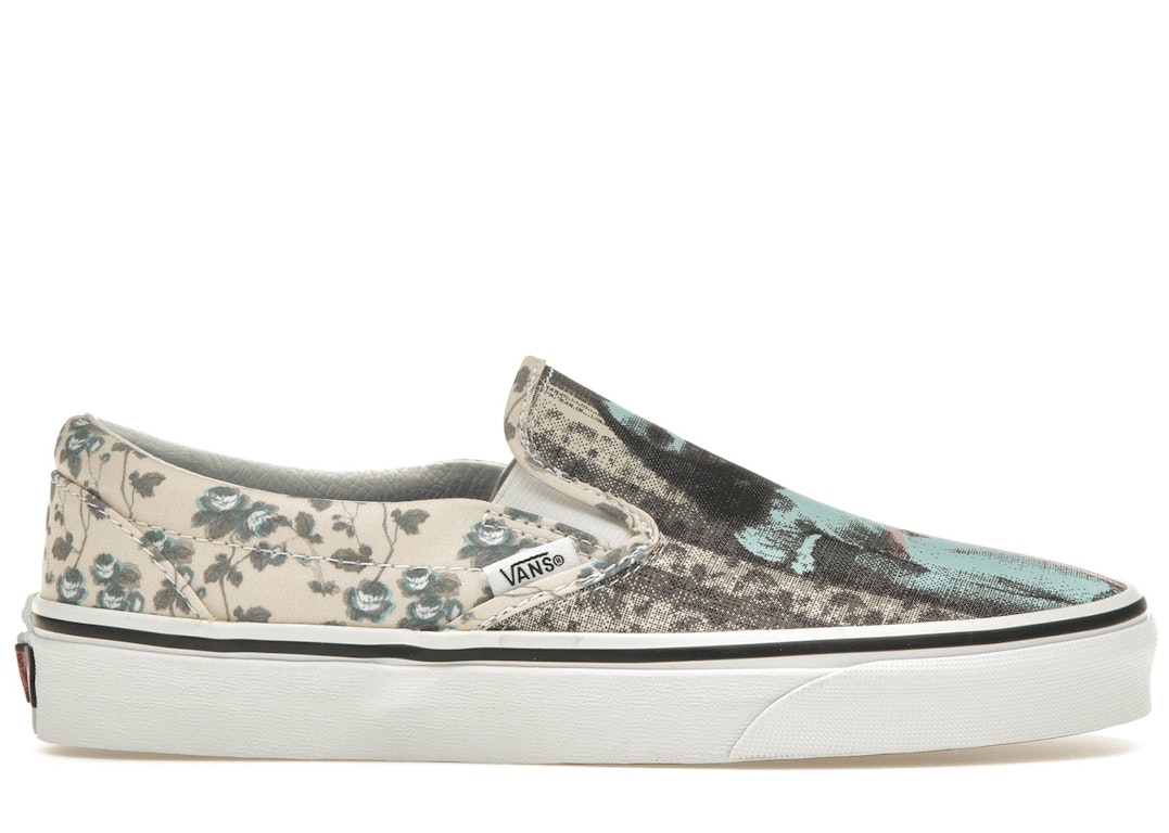 Pre-owned Vans Classic Slip-on Horror Pack The Shining In Floral/khaki/blue
