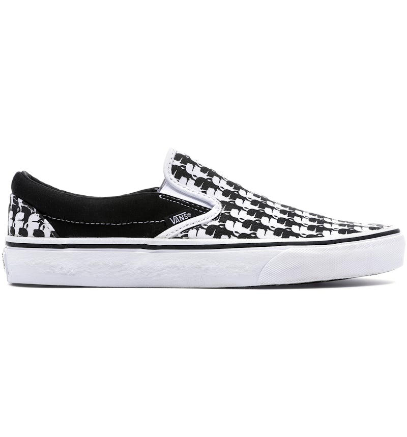 Vans Classic Slip-On Karl Lagerfeld Black White Men's