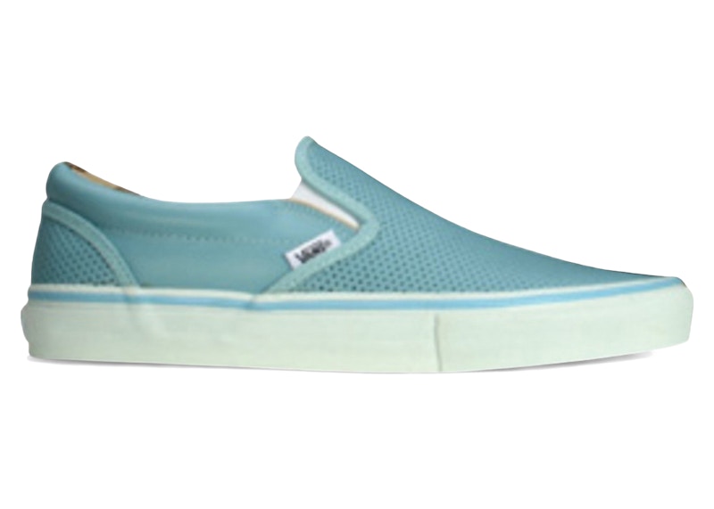 Vans Classic Slip-On LX Perf en cuir Ice Melt Blue Camo Homme