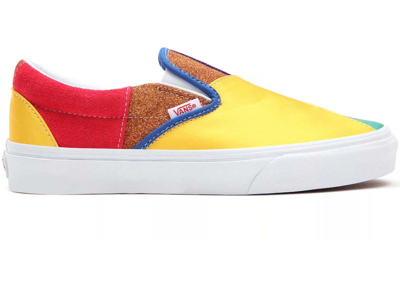 Vans Sk8 Red Blue And Yellow Slip On Vans Shop Red Blue And Yellow
