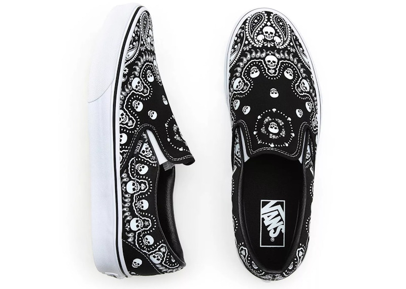 Bandana vans clearance slip on