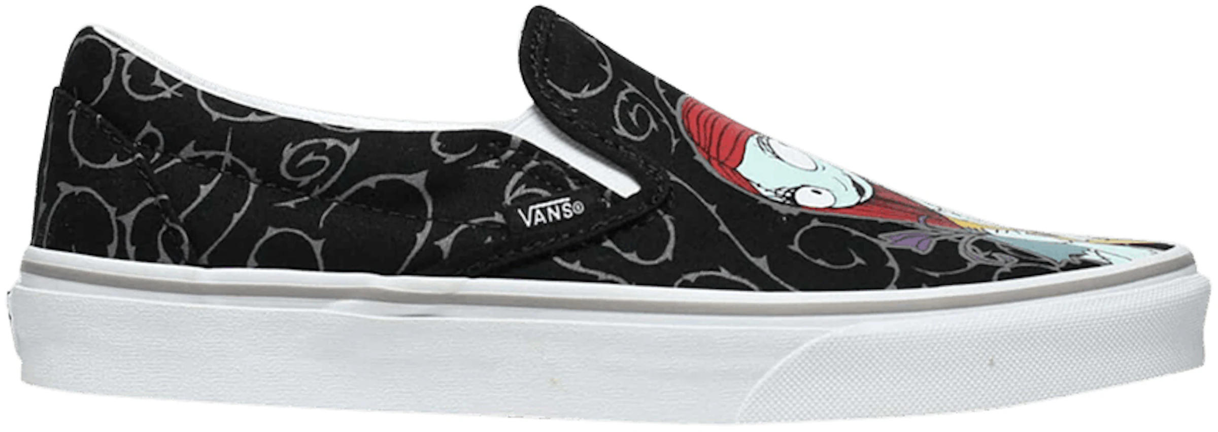 Vans Classic Slip-On The Nightmare Before Christmas Jack and Sally - VN0A4BV3TA3 -