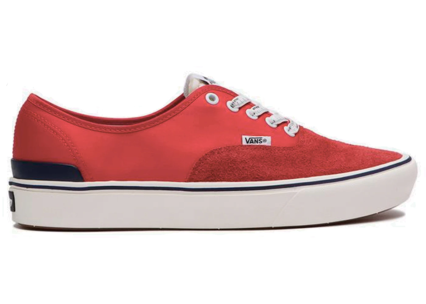 Red comfycush vans Clearance