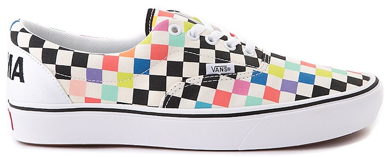 vans comfycush checkerboard era