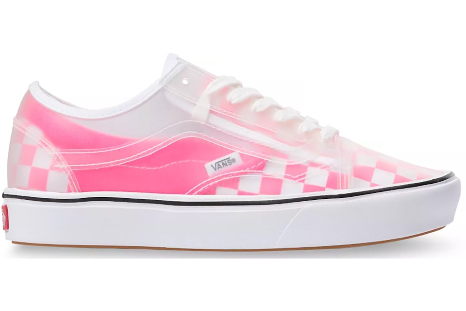 Vans ComfyCush Slip Skool Checkerboard Knockout Pink