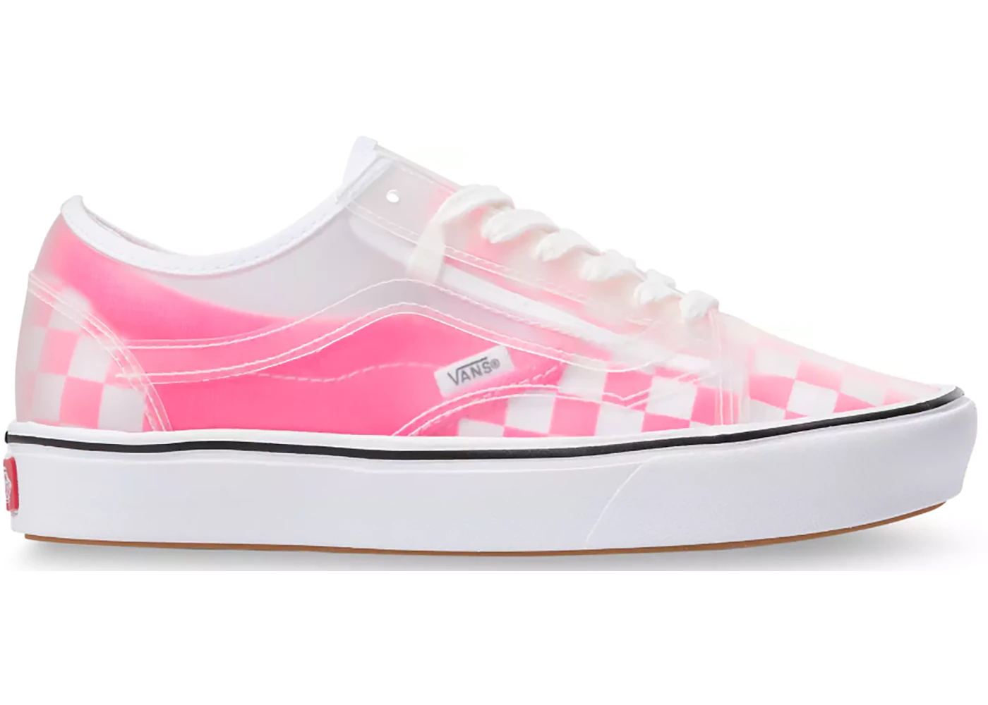 Vans ComfyCush Slip Skool Checkerboard Knockout Pink Men s