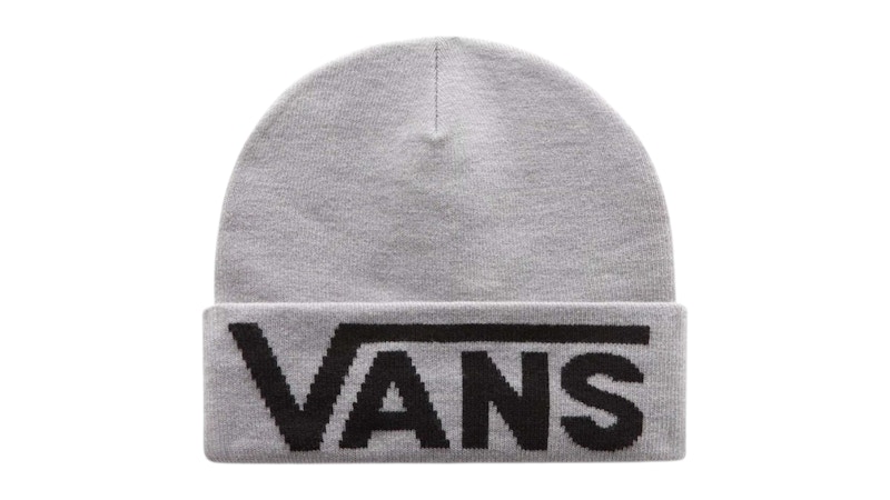 Pre-owned Vans Drop Tall Cuff Beanie In Grey In Gray