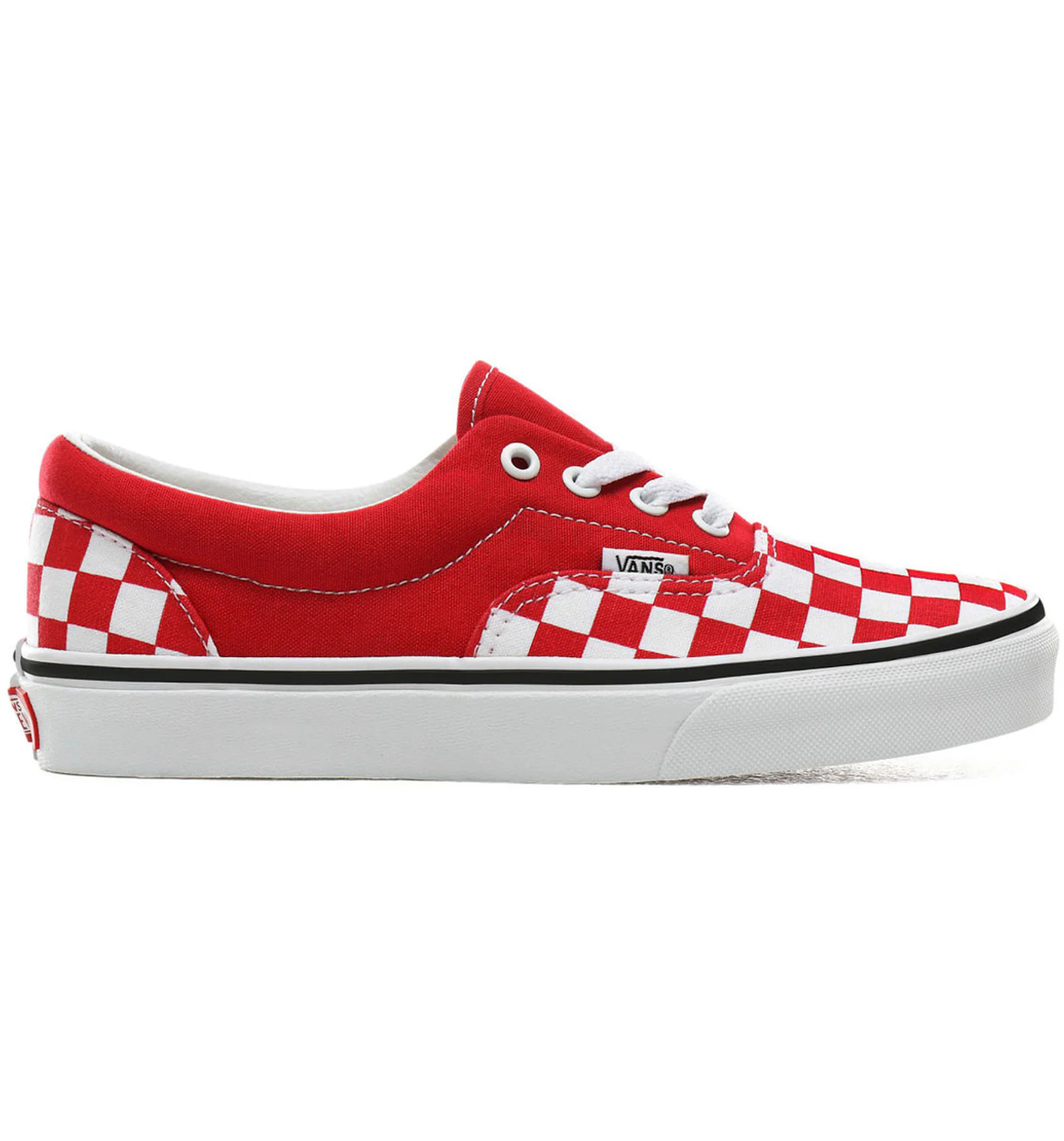 Vans checkerboard shoes sales red