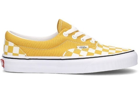 Vans Era Checkerboard Yellow Men s VN0A38FRVLY1 US