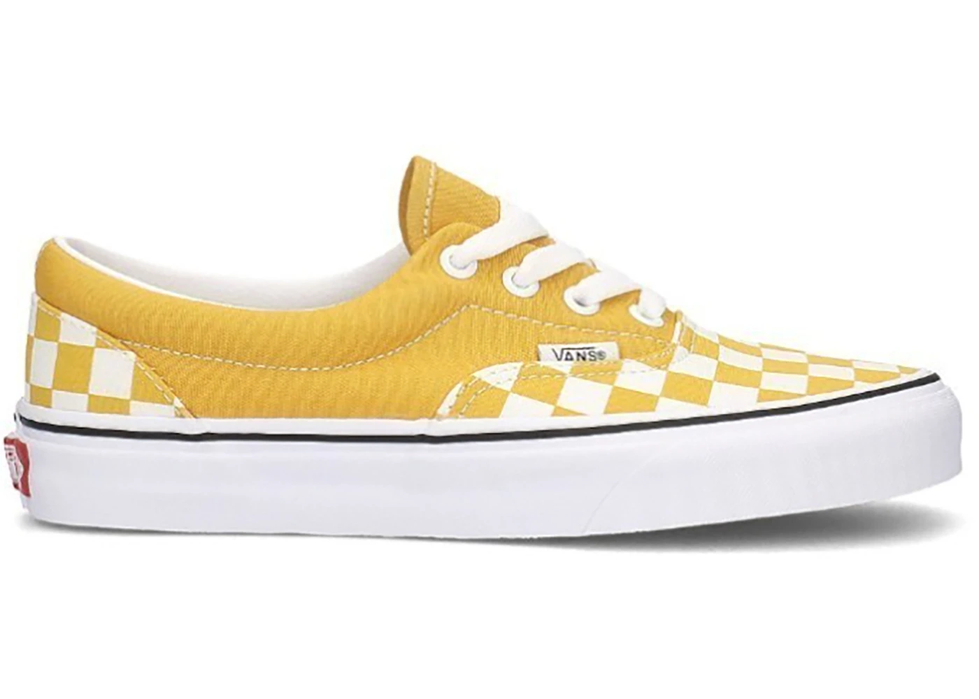 Yellow and checkered vans on sale