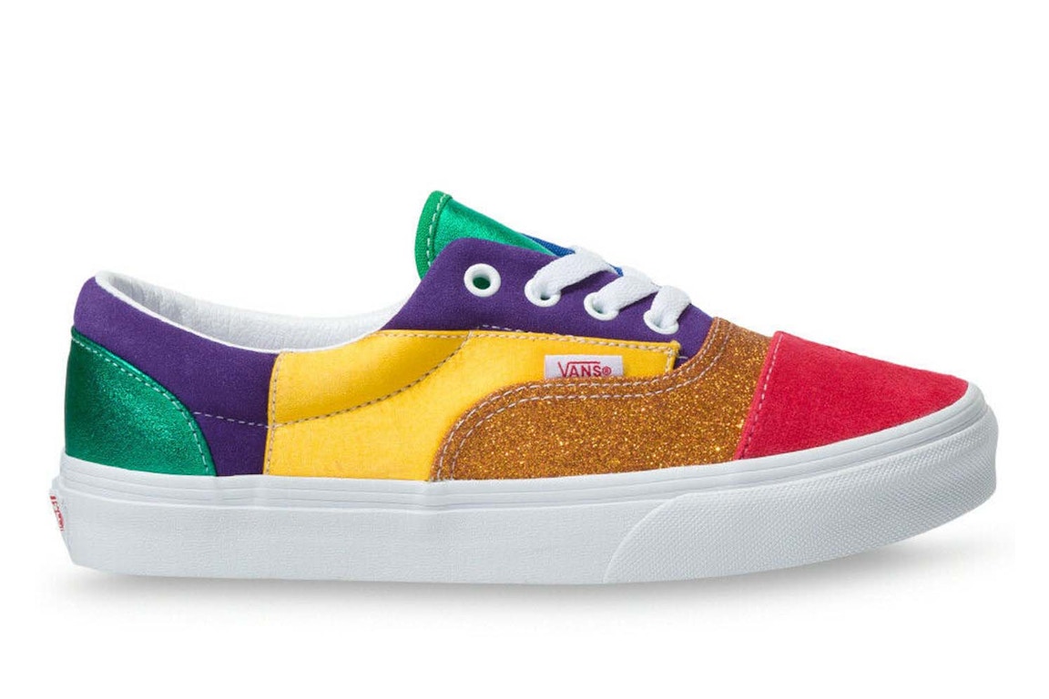 Pre-owned Vans Era Pride Patchwork In Pride/patchwork/true White