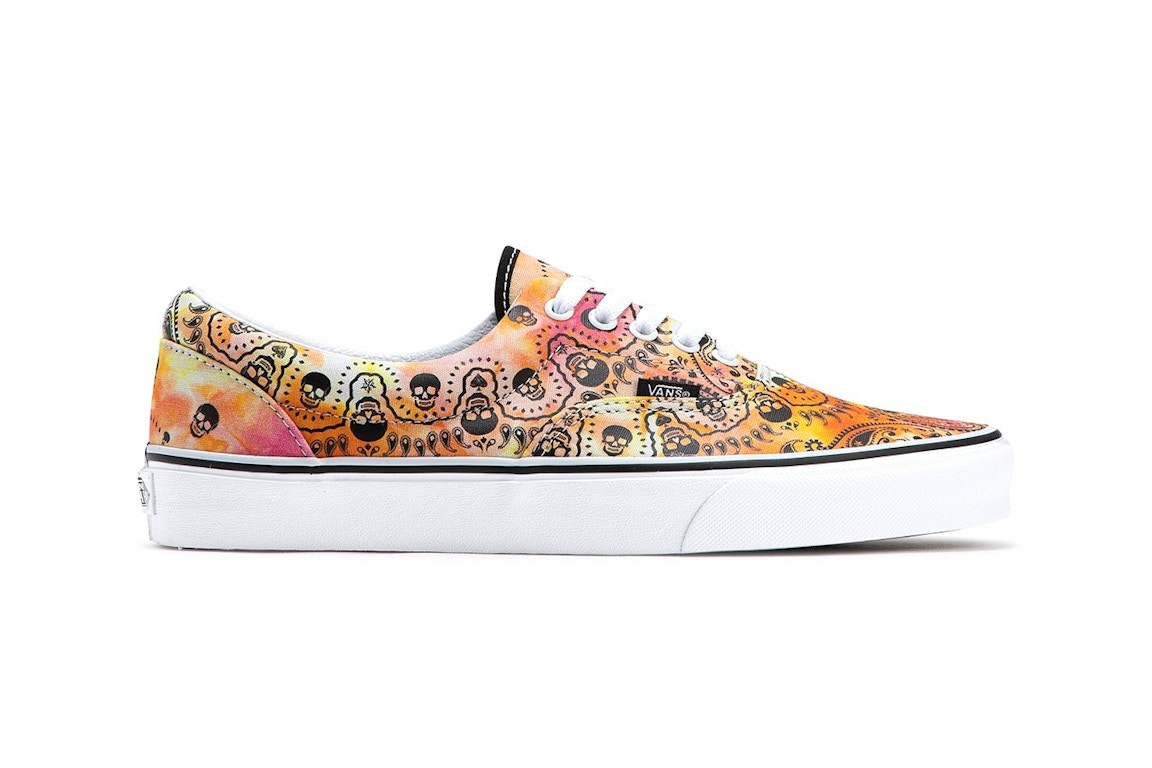 Pre-owned Vans Era Skull Bandana Tie-dye In Tie-dye/white