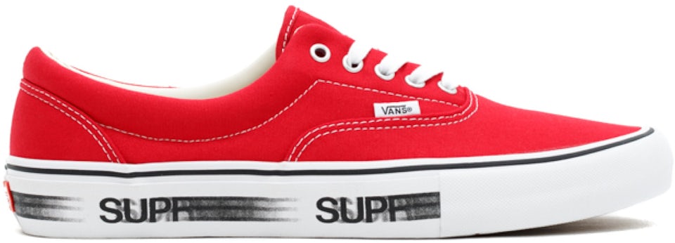 Vans Era Supreme Motion Logo (Red) メンズ - VN000VFBJ66 - JP