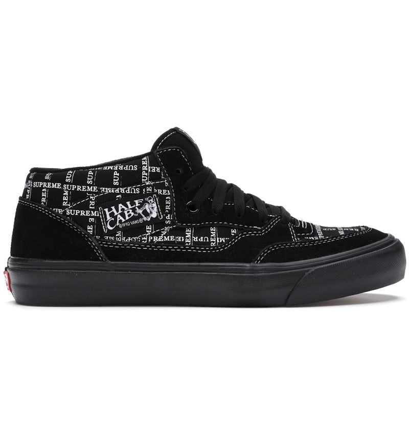 Vans Half Cab Supreme Grid Black Men's VN0A3QPH2YW US