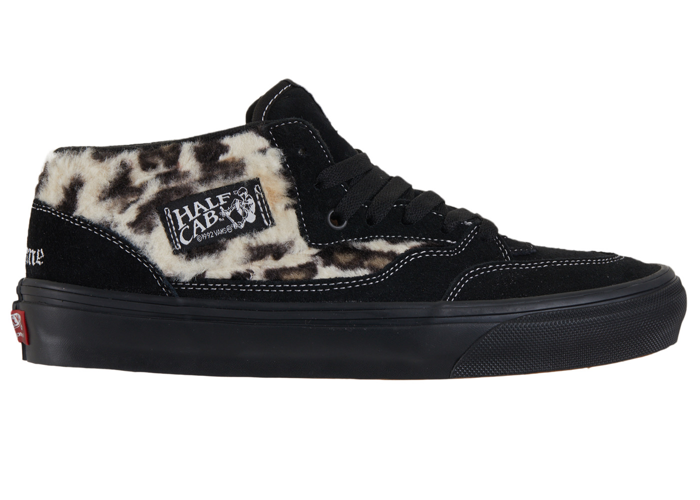 Vans Half Cab Supreme Leopard Black Men's - Sneakers - US