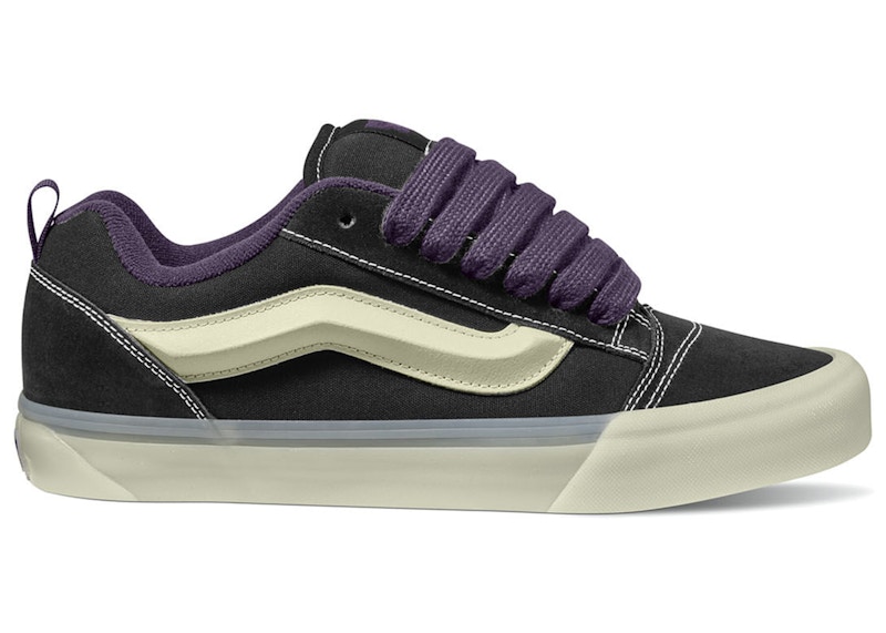 Vans Knu Skool Black Purple Glow in the Dark Men's VN000D6CB5P US - Main Image