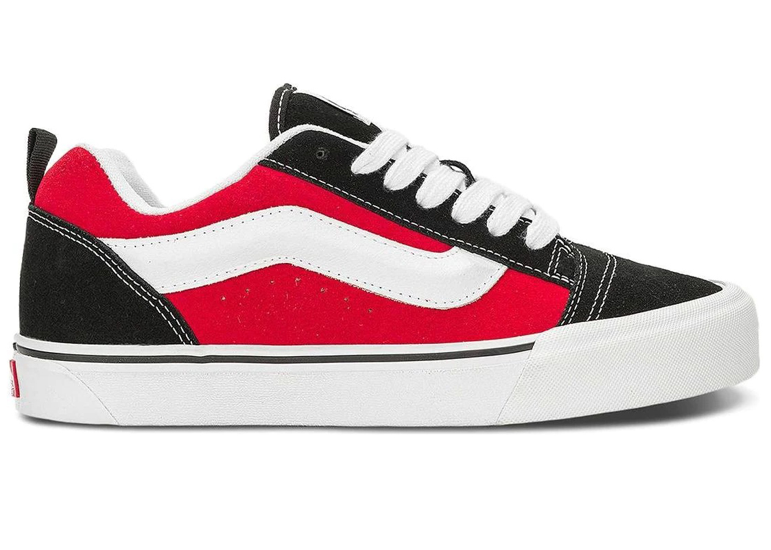 All red 2024 old skool vans