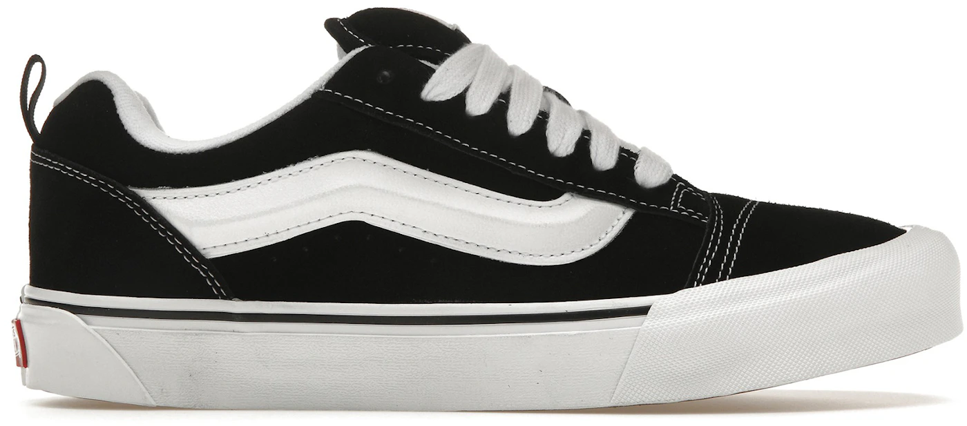 Vans Knu Skool Shoes Black True White - Shoes Vans shop online
