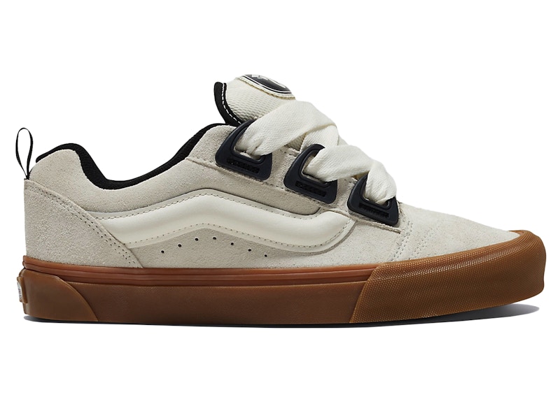 Pre-owned Vans Men's Knu Skool Dr Sneakers In Marshmallow/classic Gum