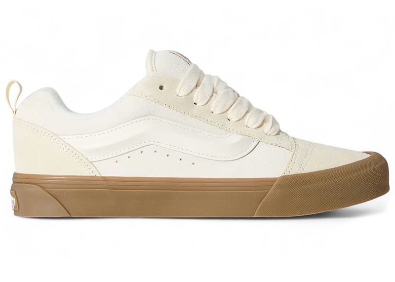 Pre-owned Vans Men's Knu Skool Sneakers In Marshmallow/light Gum