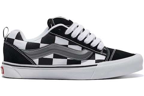 Vans Knu Skool Mega Karo Schwarz Herren – VN0009QCCJJ – DE