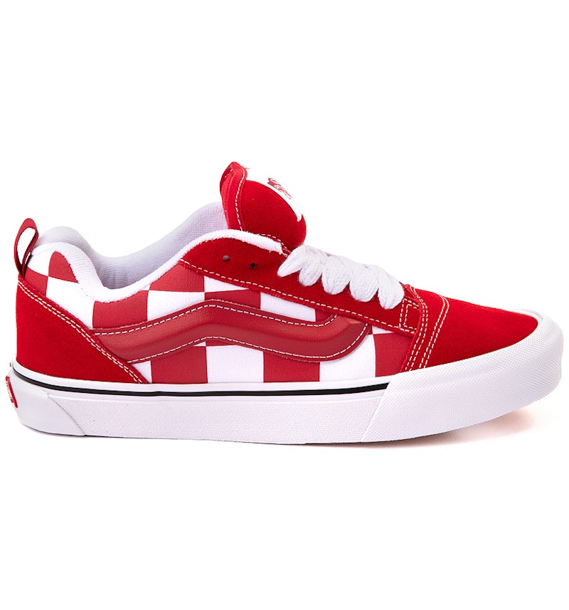 Old School Check Vans Shoes Vans Knu Skool Vans Old Skool Red