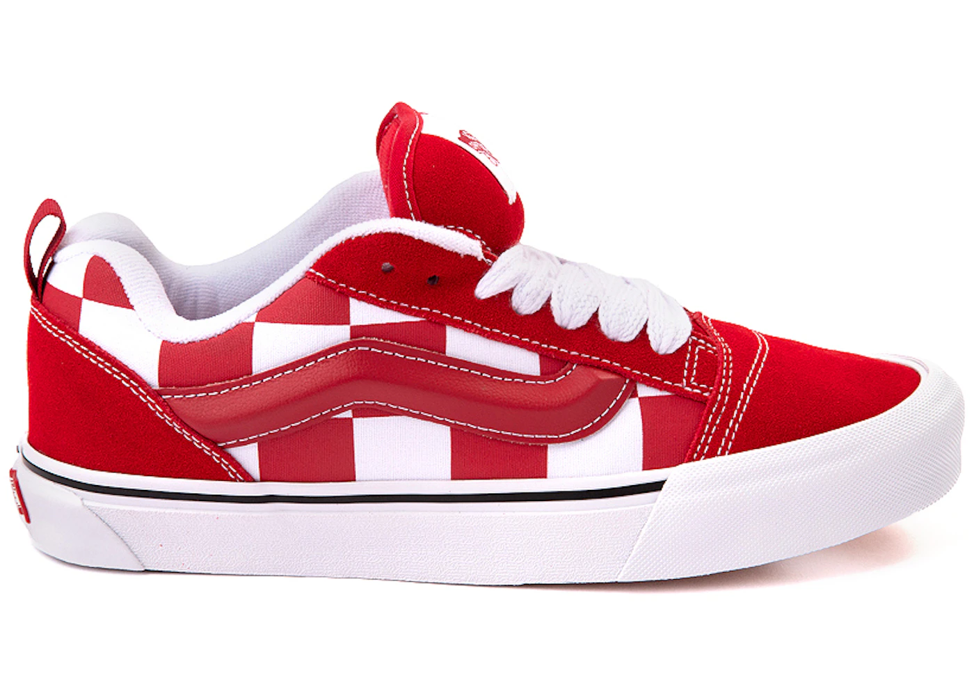 Vans Knu Skool Mega Check Red Men's VN0009QCRED US
