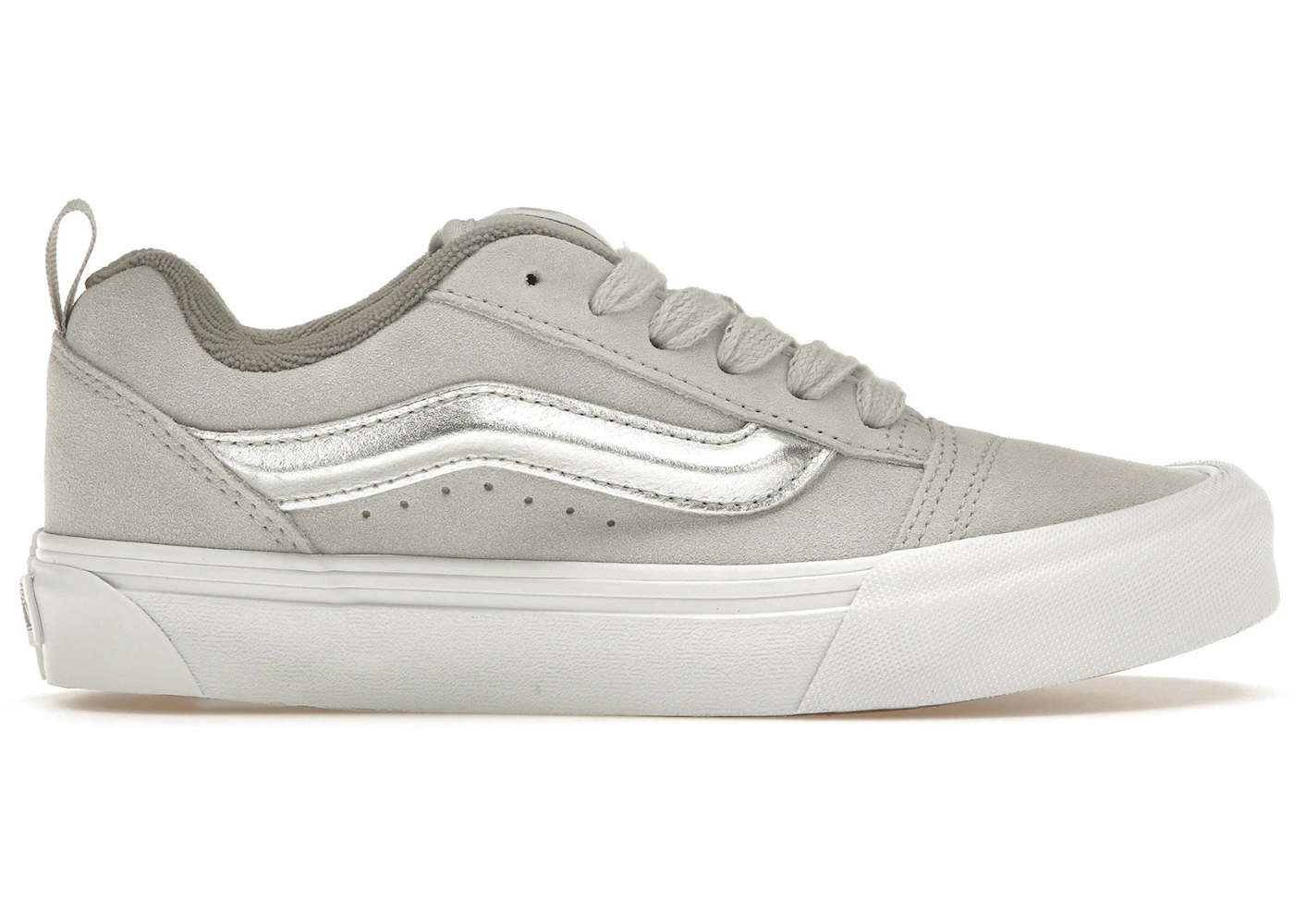 Silver Vans Sneakers Metallic Vans Slip On Women's Shoes Vans