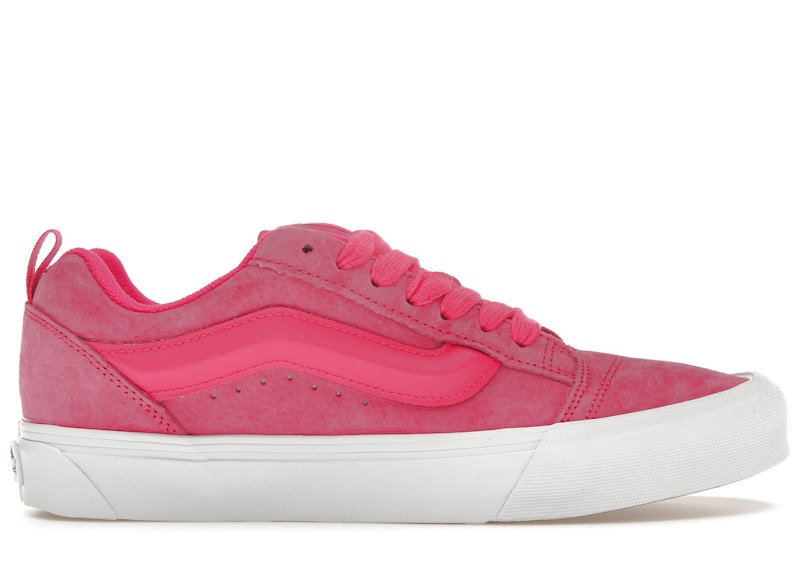Pre-owned Vans Men's Knu Skool Sneakers In Pink Glo