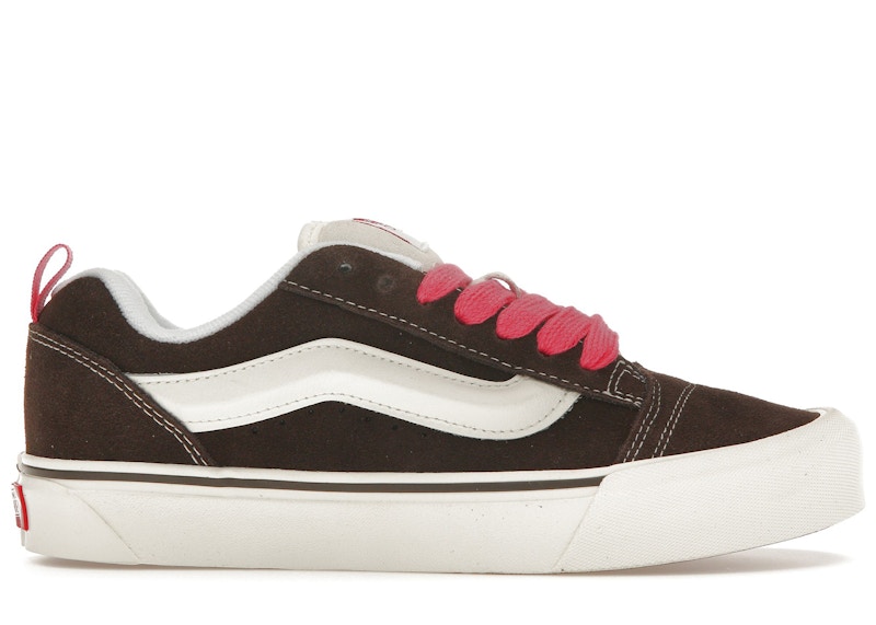 Pre-owned Vans Men's Knu Skool Sneakers In Retro Brown/true White