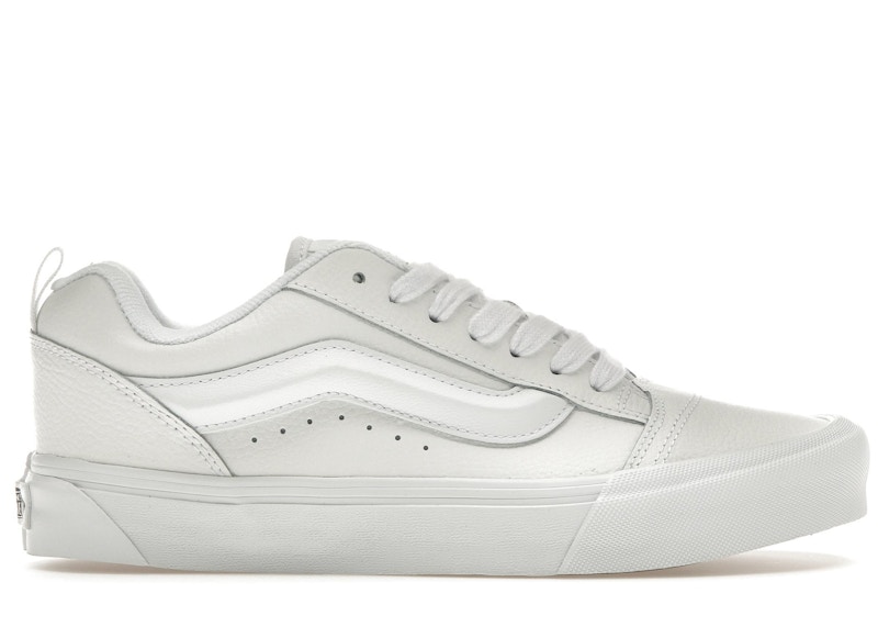 White leather outlet vans for women