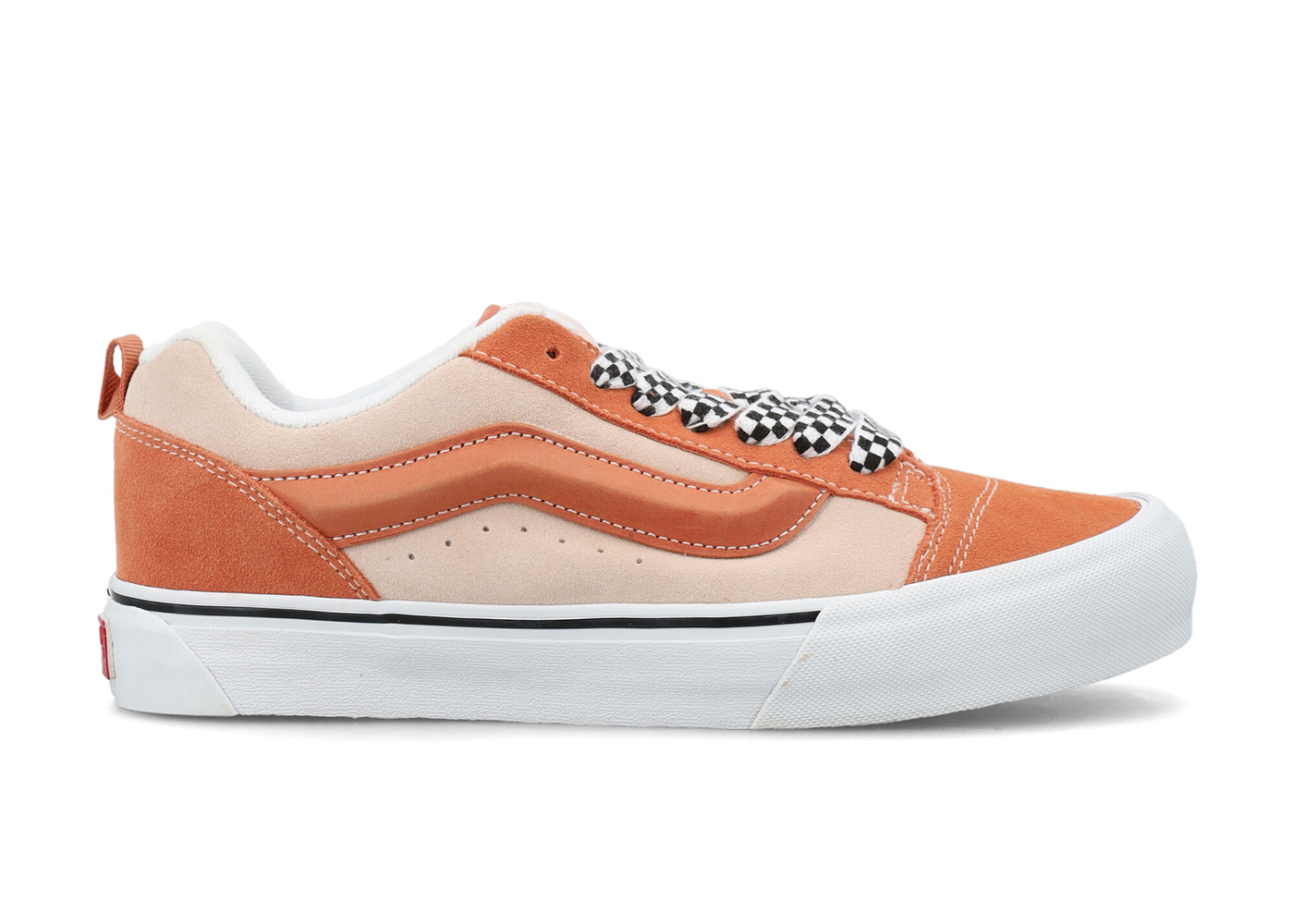 Peach and best sale white vans