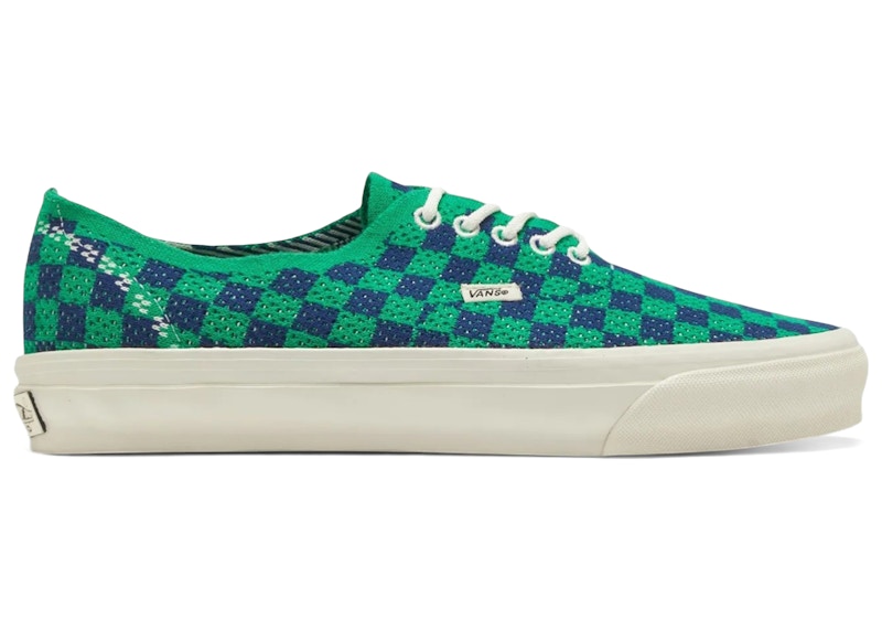 Vans LX Authentic 44 EK Punk Check Green Navy