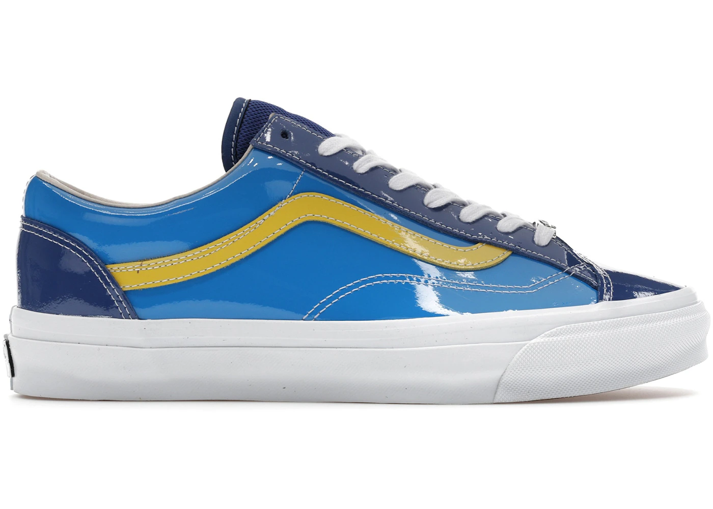 Vans LX Old Skool 36 Patent Leather Bright Azure Men's - VN000D9RFNM - US Vans LX Old Skool 36 Patent Leather Bright Azure Men's - VN000D9RFNM - US