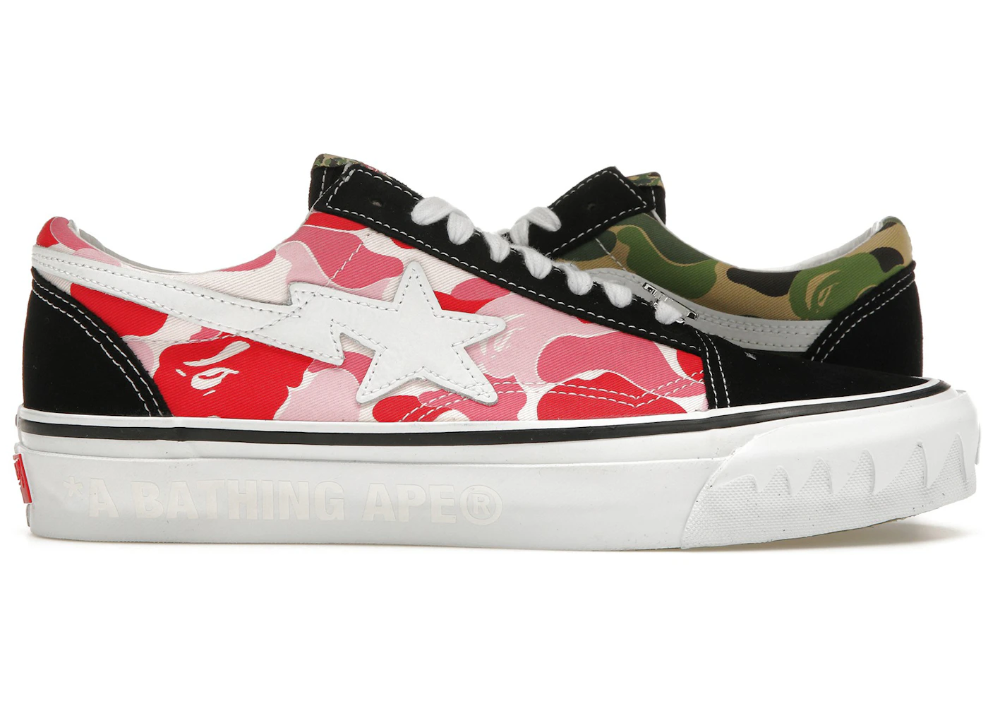 Vans LX Old Skool Bape ABC Multi-Camo Men's VN000E6VE36 1K73
