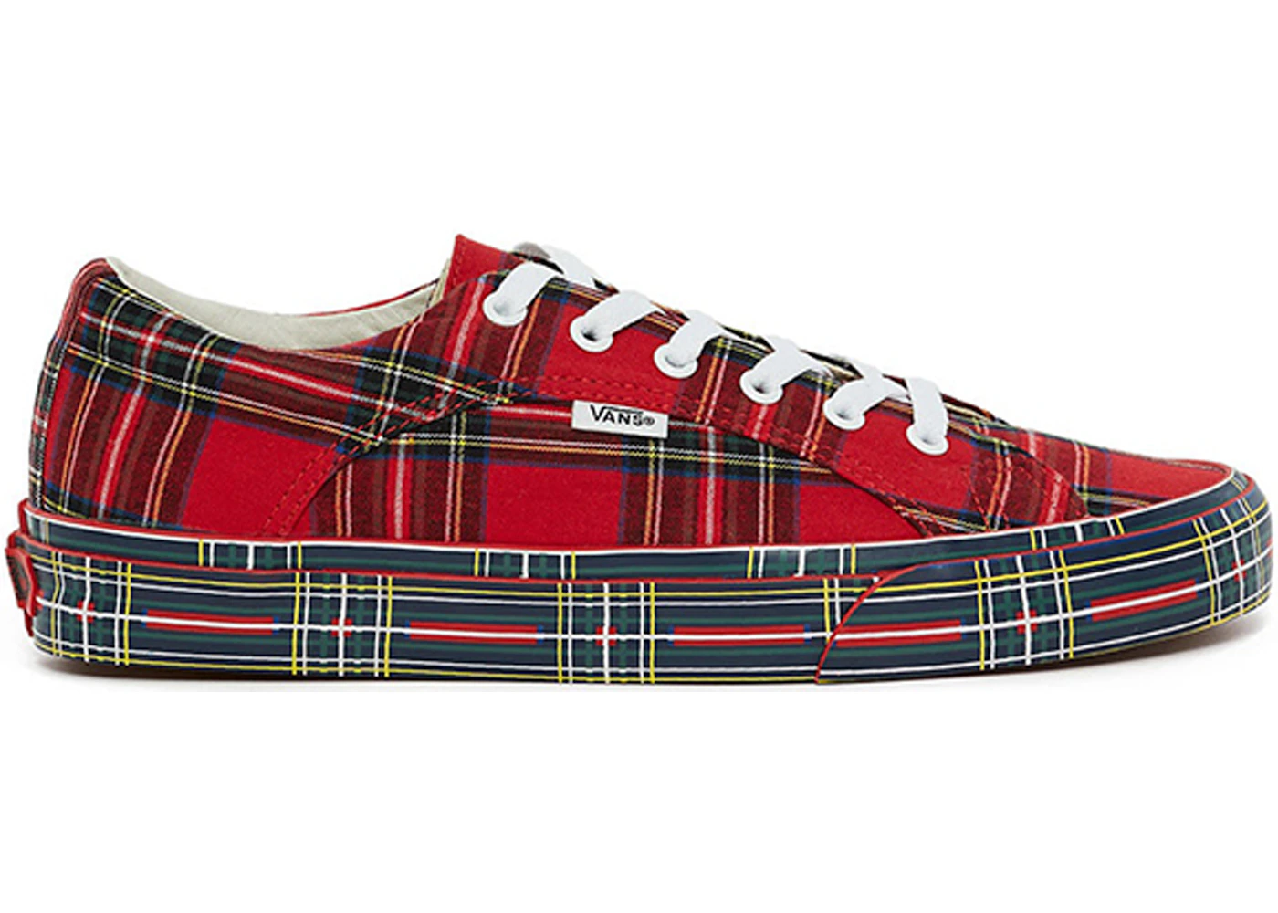 Vans Lampin Opening Ceremony Plaid Red Men s Sneakers US