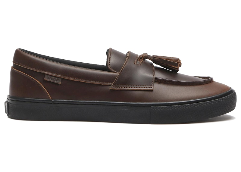 Vans Loafer Brown Black Tassel Men's - (Brown/Black) V196CF-BLS - US