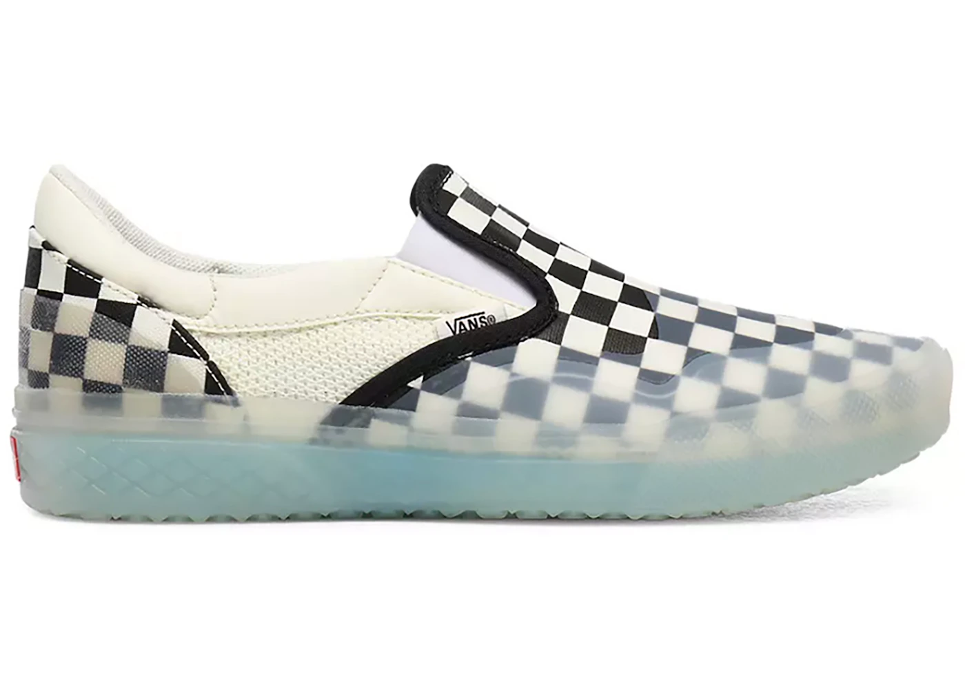 Vans blue topaz checkerboard 2025 slip on